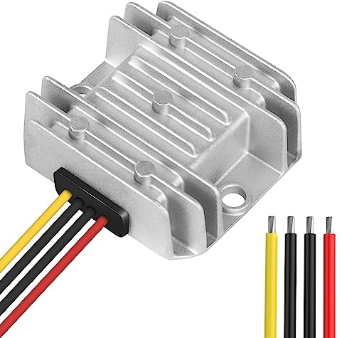 Uadme 12V to 24V 3A Step Up Converter, Waterproof | DC-DC Boost Module, Regulated Output, Power Transformer, Volt Limiter, For Instrumentation & Automotive