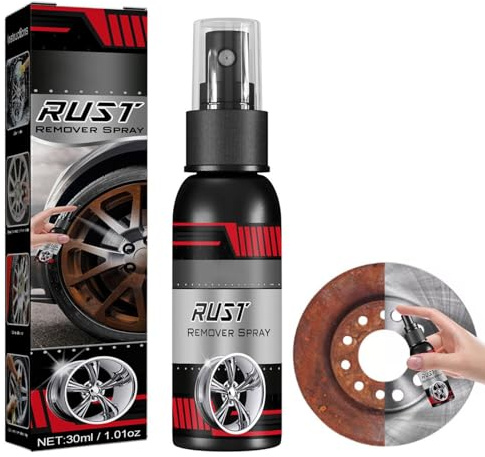 yanzisura Rostlöser Spray 30/100 Ml Rostlöserspray Für Auto Fahrrad Werkstatt Rostlöser Spray Zur Rostentfernung Schmiermittel Rostkonverter & Grundierung Rostschutz Rostlöser Für Schrauben