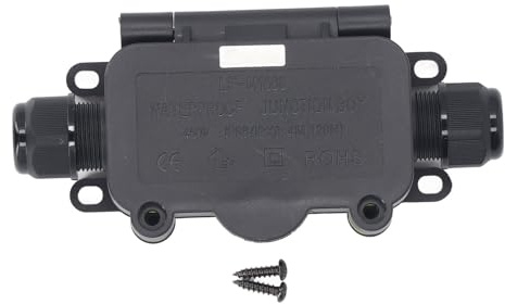EVTSCAN 2 Way Junction Box IP68 Water Electrical Box for Outdoor Landscape Lighting 450V 40A