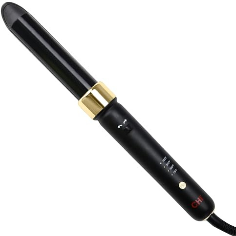 CHI Twist-N-Wave Automatic 1” Ceramic Rotating Curler, for Shiny, Frizz-Free & Healthy Hair, Auto-Shut Off, Dual Voltage, 6.5 Foot Swivel Cord