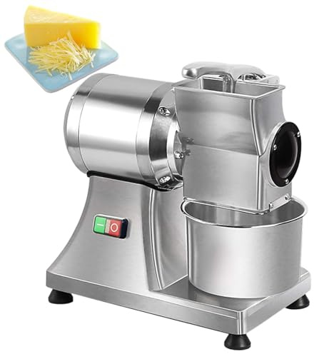 Beachtiful Rallador de Queso Eléctrico, Rallador de Queso Eléctrico Comercial, Rallador de Queso, Mantequilla, Pan, Salvado, Máquina Ralladora de Queso