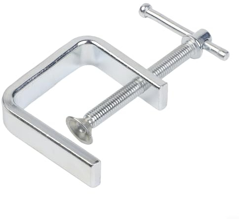 C-Klemme aus legiertem Stahl, 50–100 mm, robuste G-Klemme für Holz, Metall, Kunststoff, Steinplatten, Schneiden, Bohren, Befestigung, stabiles und glattes Spannwerkzeug für (0–50 mm)
