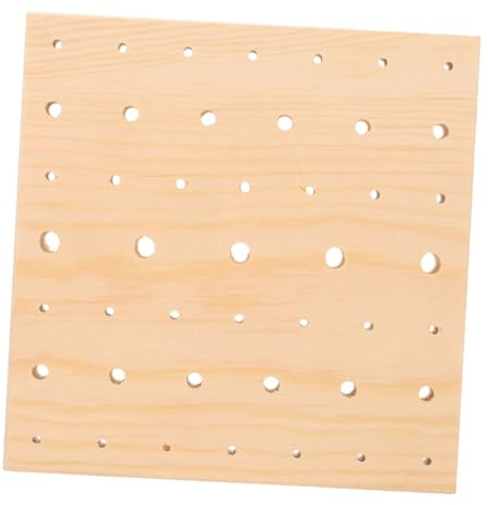 Angoily Clay Crafts Base for Doll Models Wooden Plug Board for Pottery Sculpture Shelf Display for Handmade Clay Figures