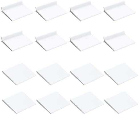 INCREWAY Lot de 16 kits d'étanchéité de porte en polyuréthane blanc avec ruban adhésif pour isolation phonique et protection contre les intempéries de porte intérieure et fenêtre