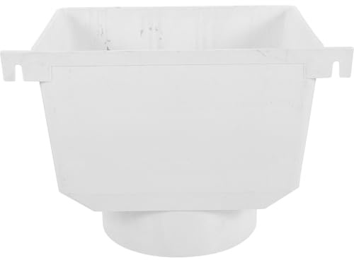 Milisten Déviateur de Descente de Gouttière 160 MM en PVC pour Collecte d'Eau de Pluie Système de Récupération Extérieur Jardin