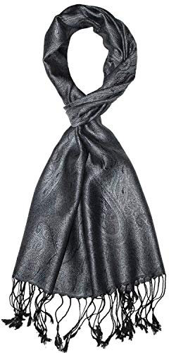 Lorenzo Cana Seidenschal für Männer Schal 100% Seide gewebt Herrenschal Paisleymuster Ton in Ton 784101177