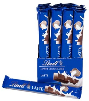 Lindt Snack di Cioccolato al Latte, Formato 38g, 24 pezzi