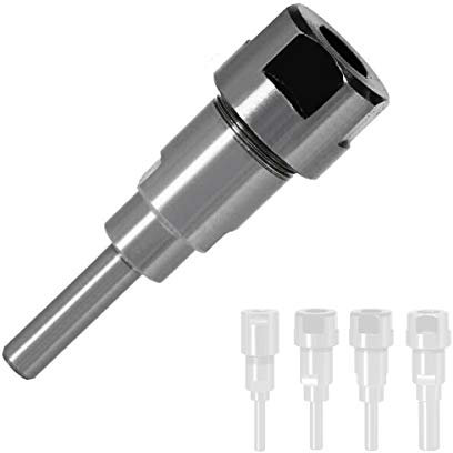KATSU Router Bit Prolunga Mandrino per Pinza Adattatore 8mm a 12mm per Lavorazione del Legno Fresatura Incisione Rifilatrica Utensile per Tornio CNC 133392