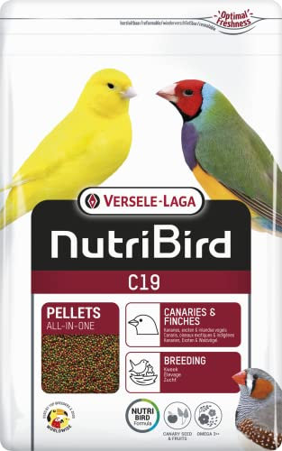 Versele-laga - Pienso de cria para pájaros exóticos y Canarios NUTRIBIRD C19 3 kg