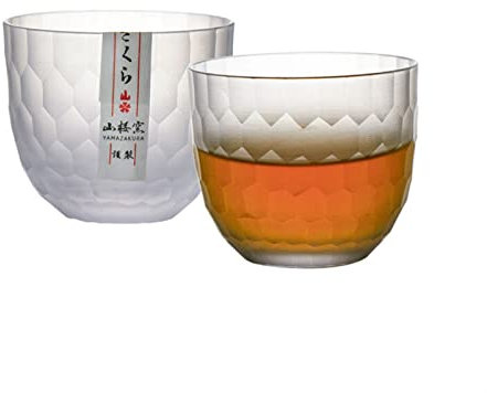 WMDSYGD Weingläser Wabenmuster Kristall Whisky Cup klein willen Weinglas Kung Fu Tee Tumbler Wassergläser (Capacity : 100ml, Color : 2 Pieces)