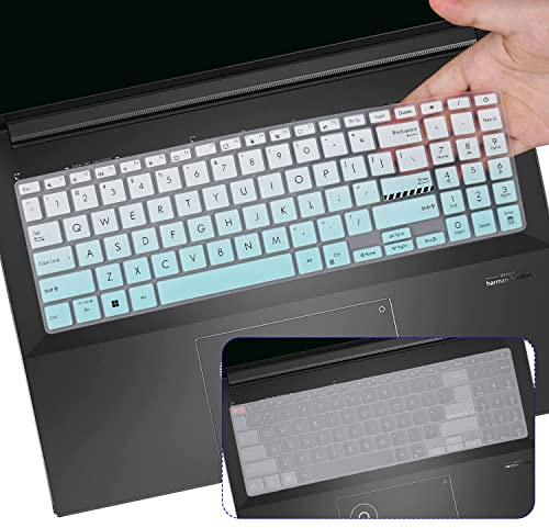 ASUS Tastaturabdeckung für VivoBook S 15 OLED 15,6 Zoll M3502 K3502, Pro 15X OLED M6501 K6501 M1503QA M1502, 16 Zoll 16X K3605 F1603 M11, 2 Stück 603 X 1603 M1605 K6602, Zenbook