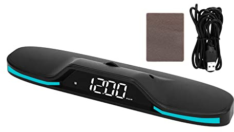 Aramox Müdigkeits-Fahrerinnerung, Auto Hud Head Up Display, Auto-LED-GPS-Tachometer mit Geschwindigkeits-MPH-Fahrdistanz-Übergeschwindigkeitsalarm, Digitales Geschwindigkeits-HUD-Messgerät