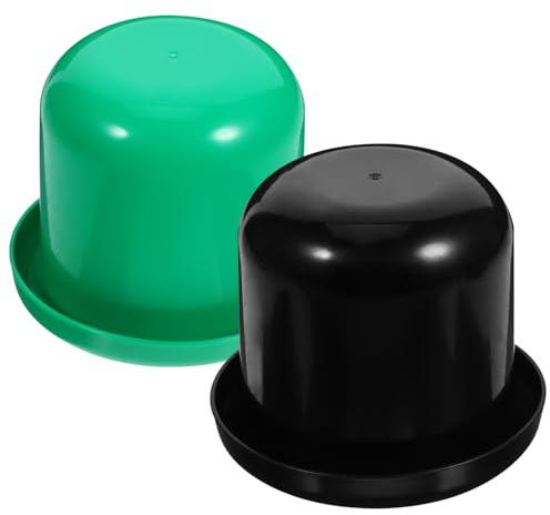ibasenice Becher Mit Deckel Spielset Stapelbecher Würfelspiel Poker Würfel-Shaker Gaming-Würfelfutter Sockel 5 Stück Shaker Becher Box-Shaker D6 Kunststoffbecher