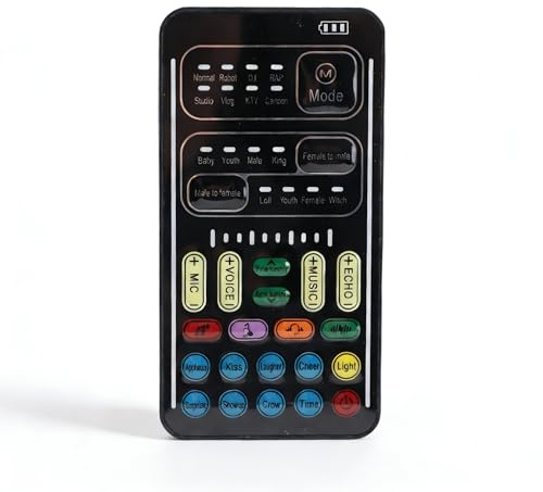 Multifunktions Sprachwechsler, Tragbares Soundauto, Live Soundkarte für Game Anchor Aufnahmecomputer für für für Switch (englische Version)