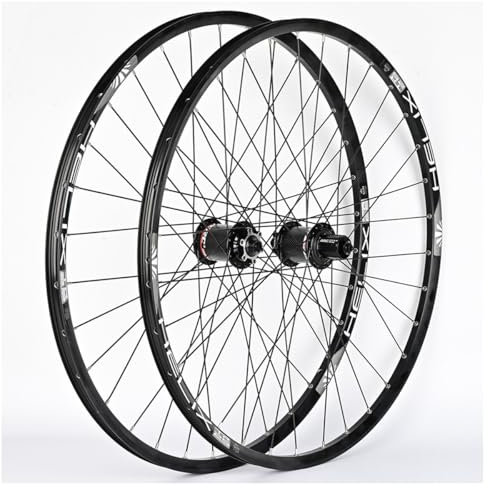 MTB-Laufradsatz 26/27.5/29 Zoll Carbonfaser-Schnellspanner Vorder-Und Hinterräder Fahrradlaufradsatz Cross Country Race Grade-Räder Ultraleichte Passform 8-12-Gang-Kassetten-Fahrradlaufradsatz ( Color