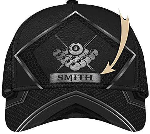 Unisex Sommercap Personalisiertes Billard Trucker Kappe Einheitsgröße Running Kappe Premium Golf Cap Für Wandern Ausflug Unisex Winter