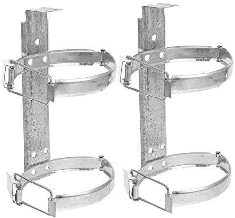 SHINEOFI 2Pezzi Estintori Da Ferro Resistente Per Uffici e Veicoli Facile Installazione e Immediato All Antincendio