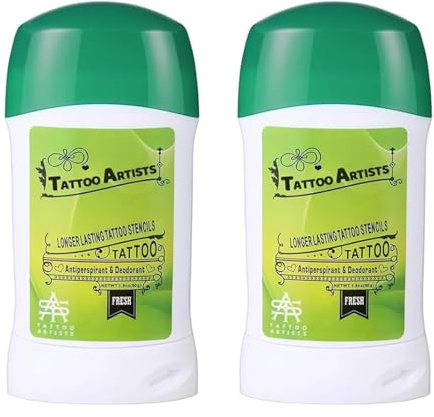 2 Piezas Crema de Transferencia de Tatuaje, Tattoo Transfer Cream Gel 51g, Ideal para Tatuajes Temporales, Crema de Transferencia para Plantillas, Tatuaje Semi-Permanente y Suministros de Body Art