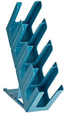Geavonyg Pratico E Robusto Portabicchieri Pieghevole In Plastica A Scomparti. Accessorio Per Le Operazioni Negozio Bevande. Utilizzo Contenitori Per Tazze