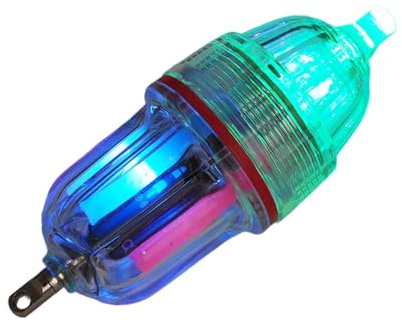 Yonuaret Luce da Subacquea, Luminosa Impermeabile Rotante Multicolore per, Luci Subacquee per Pontili, per Notte su Barche Pontili Stagni Fiumi Mare per Passera Calamari Pesce Gatto Crappie Gamberi