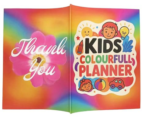 Genérico Agenda scolastica per bambini, diario per bambini, pianificatore per orari, lezioni, studio, viaggi, campeggio, famiglia e casa