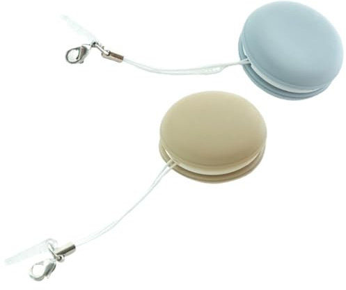 Ciieeo Paños para Limpiar Gafas Macaron 2 Piezas Azul y Caqui Paños de Microfibra Lavables para Limpieza de Pantallas Móviles, Lentes y Anteojos Uso Diario Cuidado Visual