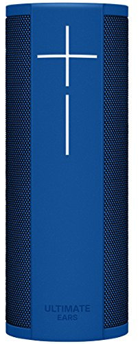 Ultimate Ears Megablast Enceinte sans Fil Portable Connectée, Wifi et Bluetooth, Basses Puissantes, Amazon Alexa Intégrée, Etanche, Batterie 16h, Connection Multiple, Fonction Mains-Libres - Bleue