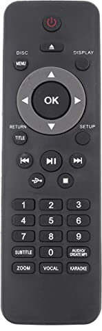 Replacement Original TV Remote Control for DVD Player, Bewinner Replacement DVD Player Remote Control for DVP5982C1/37B DVP3350K DVP3386K DVP3310K