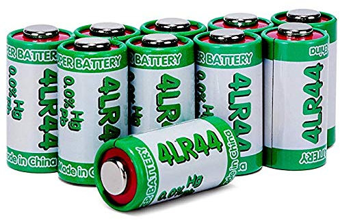 LiCB - 10 batterie alcaline 4LR44 da 6 V: PX28, 476A, L1325, A544, 4G13, senza mercurio, per collari per cani telecomandati