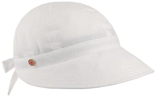 Mayser Priscilla Visorcap Schirmmütze UV-Schutz 60 Damen Made in EU Sommer weiß L (59-60 cm)