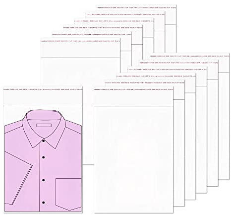 Selbstklebend Tütchen Plastiktüten 100pcs 30x46cm Klar Klebeverschluss Cellophantüten Transparente OPP Tütchen Zellophantüten 50µm für Bäckerei Süßigkeiten Kekse Bürobedarf (15 Größen verfügbar)