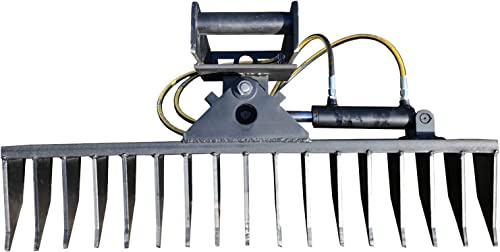 Roderechen MS03 Hydraulisch schwenkbar Wurzelreche Minibagger Breite 100cm