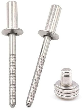 Wasserdichte Edelstahl-Blindniete mit geschlossenem Ende, Dichtungsnieten, 3 mm, 3,2 mm, 4 mm, 4,8 mm, 5 mm, 6 mm, 6,4 mm (Color : 30pcs, Size : 3.2x13mm)
