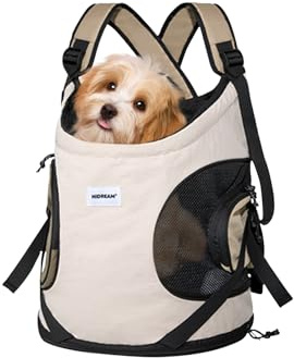 Galatée Haustier -Front -Rucksack, Verstellbarer Hunde -Rucksack Für Reisen, Wandern Und Gebrauch Im Freien, Tragbarer Hände Kostenloser Hunde -Rucksack, Haustier -Rucksack(Grau)