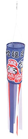 KONTONTY Windsack Japanisch Stil Flaggen-windsack Outdoor-windsack Für Garten Terrasse Draußen Mit Schlüsselband Dekorativ