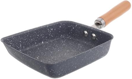STOBAZA Sartén Cuadrada Antiadherente Para Huevos y Rollitos Sartén Japonesa Para Tortillas y Panqueques Compatible Con Gas Inducción