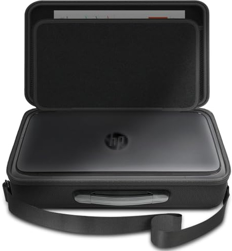 HESPLUS Hartschalen-Reisetasche für HP OfficeJet 250 All-in-One-Drucker (CZ992A), Drucker-Aufbewahrungstasche mit gepolstertem Schutz und verstellbarem Schultergurt (nur Hülle)