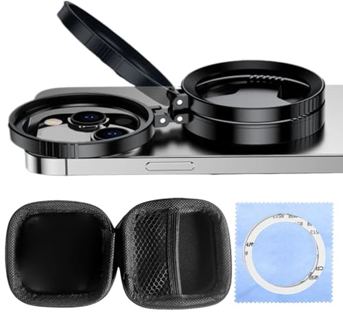 Polarisationsfilter | Magnetischer Objektivfilter Polfilter Für Handykamera | Polarisationsfilter Für Camping Videoaufnahmen Outdoor Fotografie | Abenteuer Camping