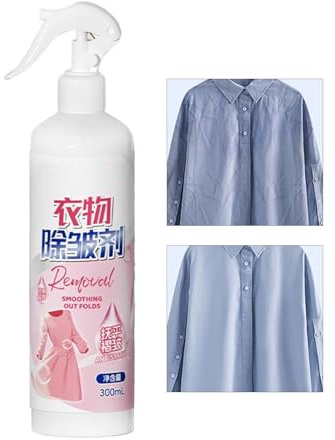 GjnjfdF Spray Suavizante Para Ropa | Spray Anti Estática para Prendas Arrugadas | Solución en Acondicionador de Tela Anti Estática 300 ml para Viajes de Negocios y Camisas