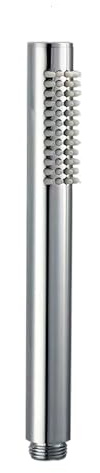 Cyberwork alcachofa ducha Acero inoxidable 304 Cabezal de Ducha de Barra Redonda de Cobre Sólido G1/2, Cabezal de Ducha de Mano para Baño, Rociador de Cabezales Ducha de Alta Presión para Baño (Plata)