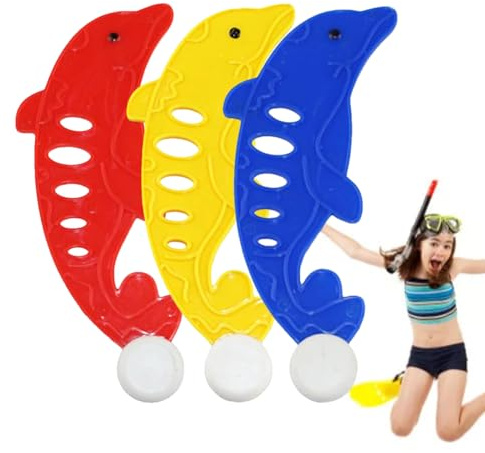 Giocattolo per piscina – 3 pezzi per immersioni subacquee, giocattolo subacqueo per piscina | Pooool giocattolo per immersioni subacquee, giocattolo da nuoto affondante per Pooool immersioni