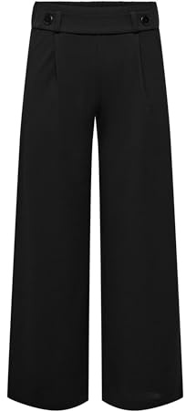 JDY Jdygeggo New Long Pant Jrs Noos, Pantaloni Donna, Black/Detail: Black Buttons, XL/34 Donna
