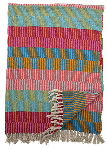 Bloomingville Boho Living Isnel 82051011 - Alfombra (algodón Reciclado, 160 x 130 cm)