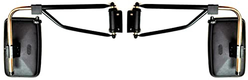 MelTruck® 2 x sidospegel för ytterspegel, 310 x 195 mm, E20 och spegelhållare för lastbil, busstraktor