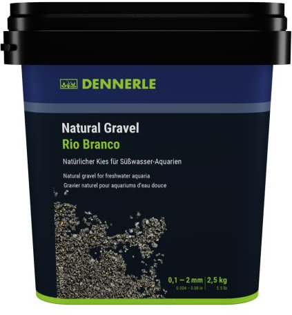 Dennerle Natural Gravel Rio Branco, 0,1-2 mm, 2,5 kg