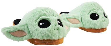 Disney Chaussons Femme Peluche Chausson Adulte Rigolo Slippers Pantoufles Femme Idée Cadeau Stitch Minnie Baby Yoda (Vert Baby Yoda, 36-37)