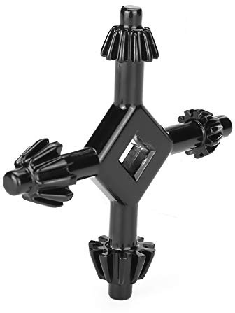 Llave de Mandril de Acero Universal Multifuncional 4 en 1 para Taladros, Herramienta de Mano para Apretar y Aflojar Mandril, Duradera y Liviana, Adecuada para la Mayoría de