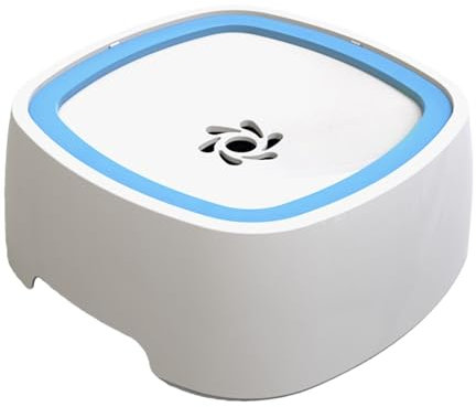 Wassernapf für Hunde, 1,5 l, kein Spiill, Wasserspender, langsamer Futternapf, rutschfest, Vechicle, für Reisen, Wasser-Futterspender, Spritzschutz, langsamer Trinknapf für Hunde, Katzen, Welpen,
