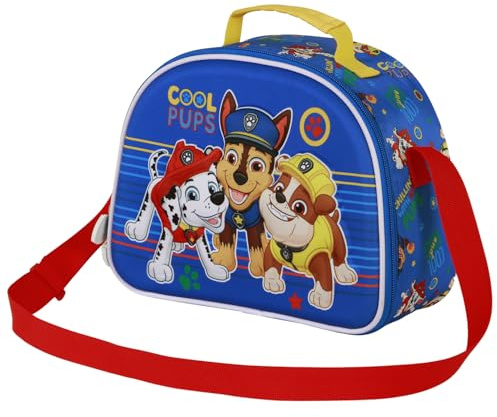 KARACTERMANIA La Patrulla Canina Cool-Bolsa Portamerienda 3D, Azul, 26 x 20 cm