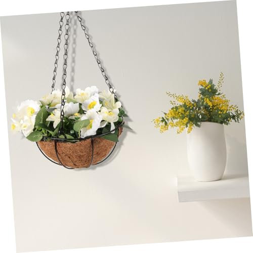 Garneck Hof hängende Dekoration kunstpflanze kunstplflanze Artificial Flower blumenständer blumenampeln Pflanzen Glyzinien Anlage Korb Topfblume Hängekörbe mit Blumen im Freien Plastik